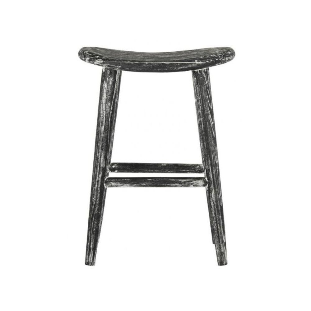 COLTON WOOD COUNTER STOOL. Picture 1