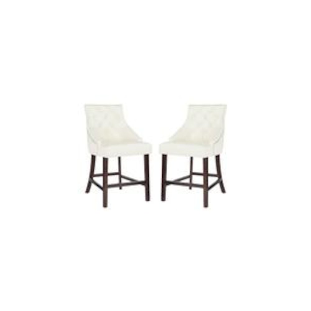 ELENI TUFTED WING BACK COUNTER STOOL, BST6305G-SET2. Picture 1