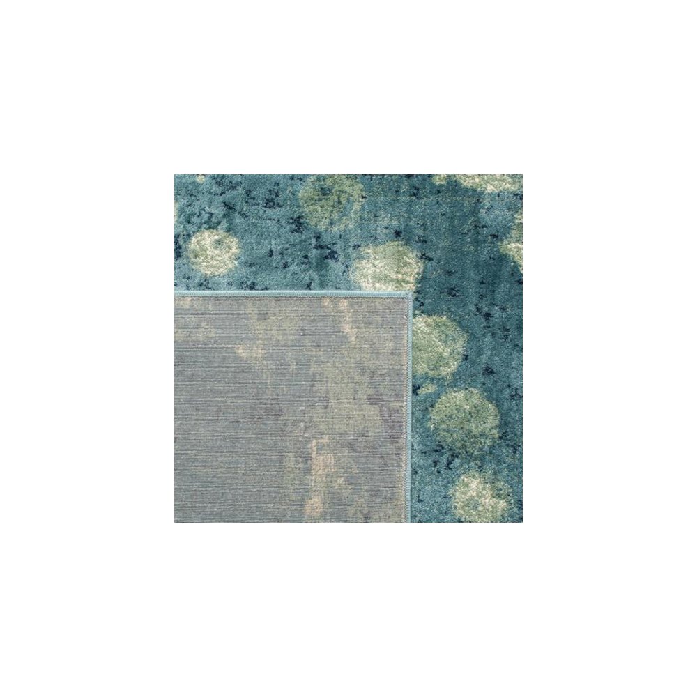 CONSTELLATION VINTAGE, TURQUOISE / MULTI, 6'-7" X 9'-2", Area Rug. Picture 3