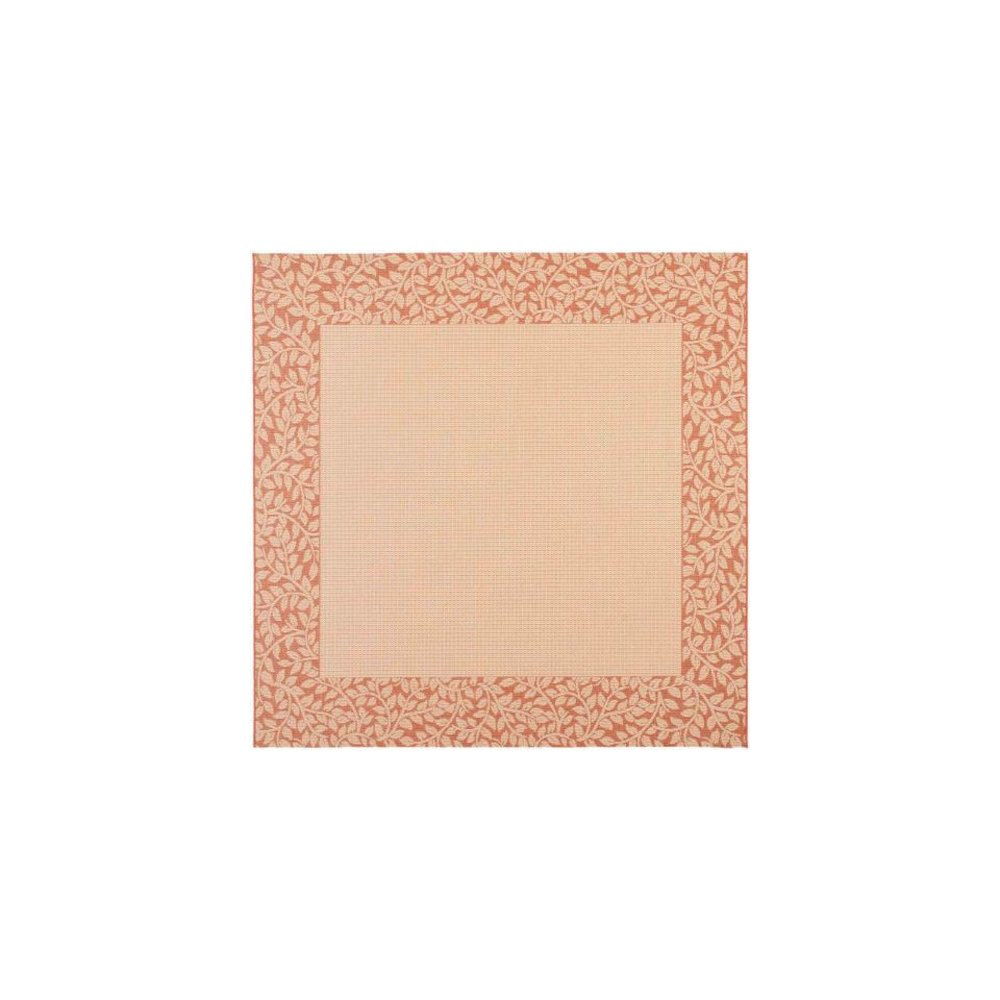 COURTYARD, NATURAL / TERRA, 7'-10" X 7'-10" Round, Area Rug, CY0727-3201-8R. Picture 1
