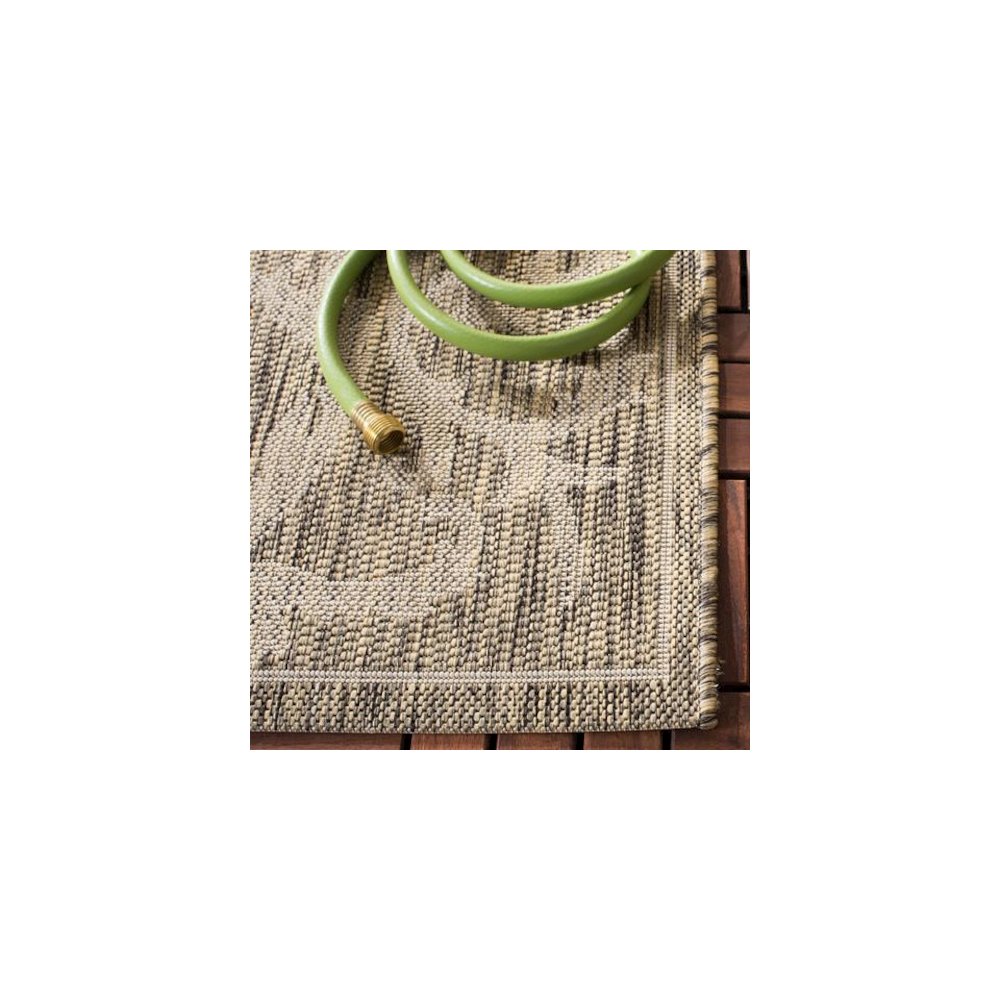 COURTYARD, BROWN / NATURAL, 8' X 11', Area Rug, CY2653-3009-8. Picture 3