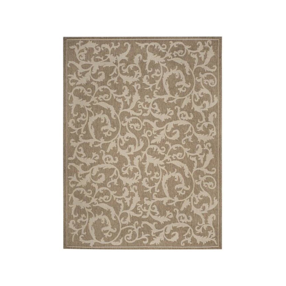 COURTYARD, BROWN / NATURAL, 8' X 11', Area Rug, CY2653-3009-8. Picture 1