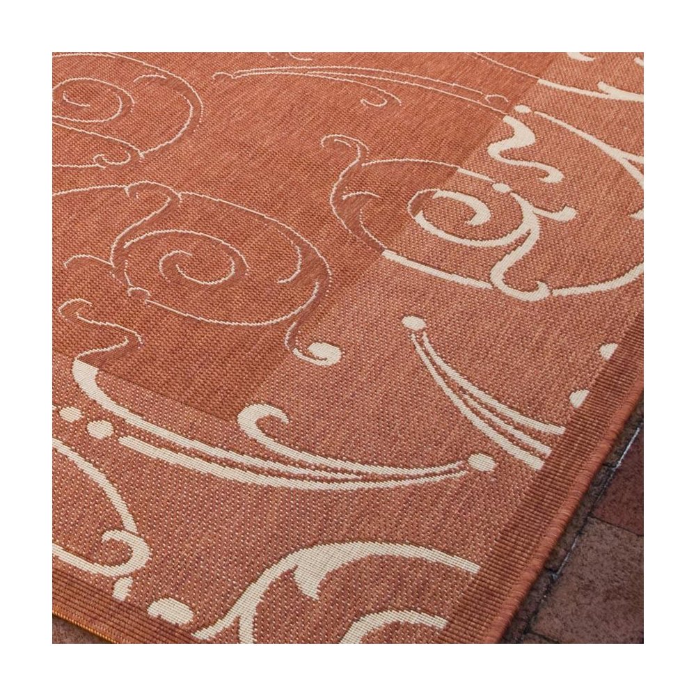 COURTYARD, NATURAL / TERRA, 8' X 11', Area Rug, CY2665-3201-8. Picture 1