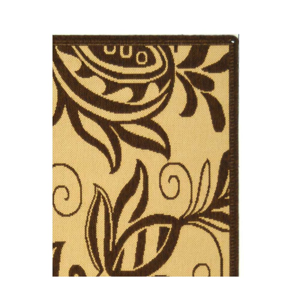 COURTYARD, NATURAL / BROWN, 4' X 5'-7", Area Rug, CY2961-3001-4. Picture 3