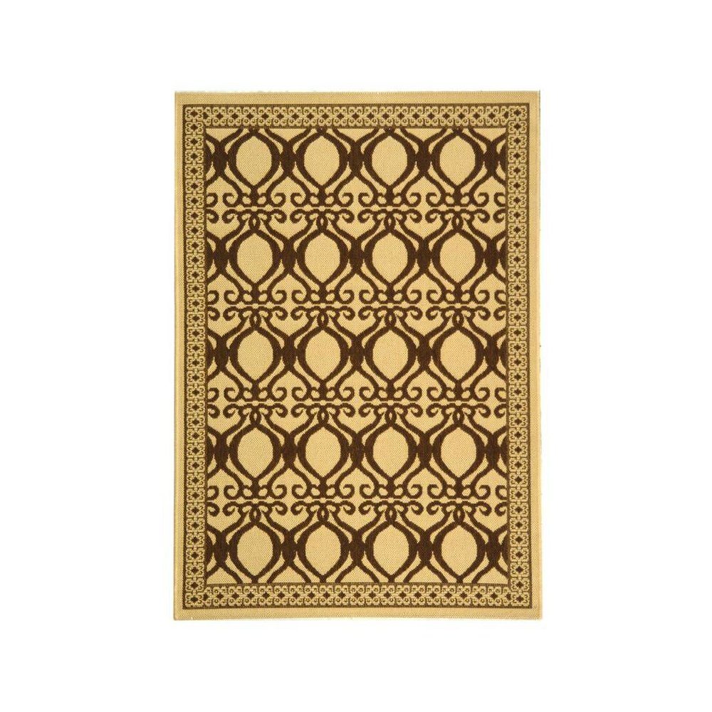COURTYARD, NATURAL / BROWN, 4' X 5'-7", Area Rug, CY3040-3001-4. Picture 1