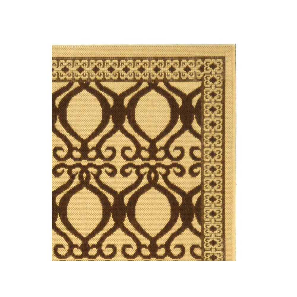 COURTYARD, NATURAL / BROWN, 4' X 5'-7", Area Rug, CY3040-3001-4. Picture 2
