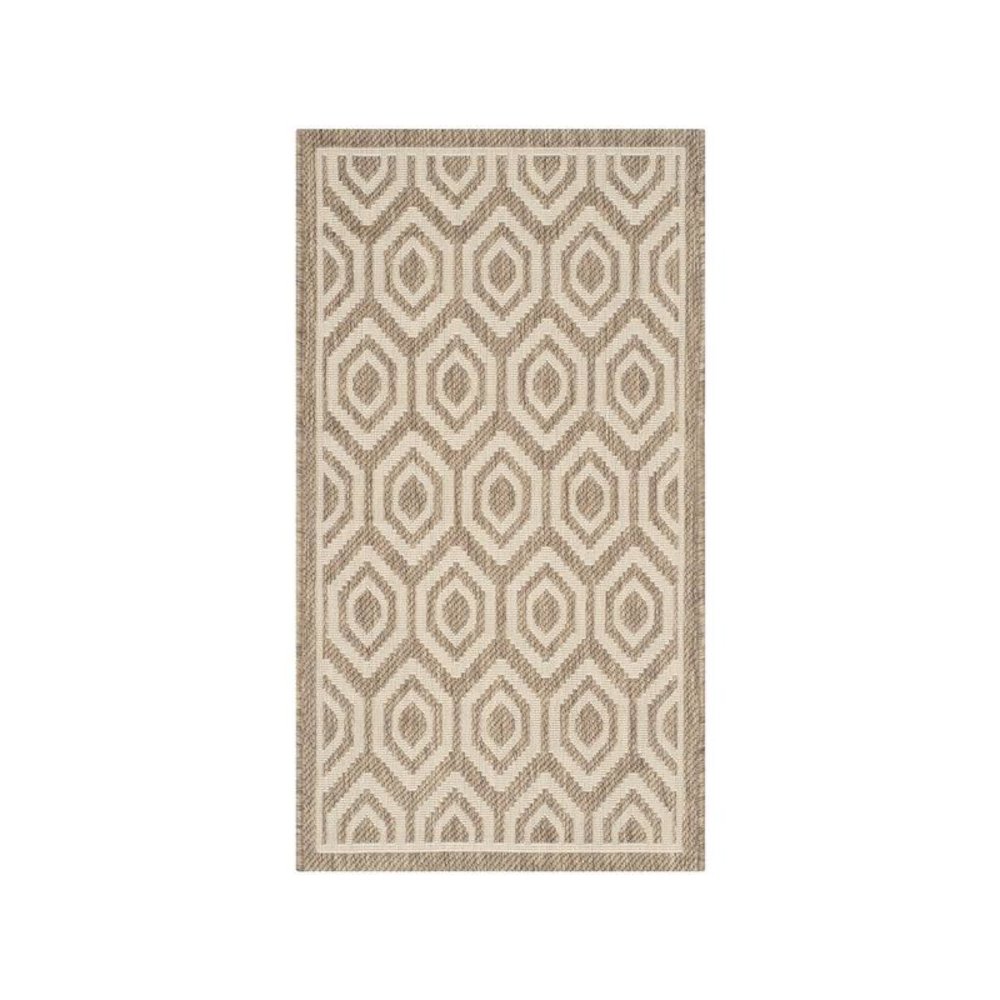 COURTYARD, BROWN / BONE, 2'-3" X 6'-7", Area Rug, CY6902-242-27. Picture 1