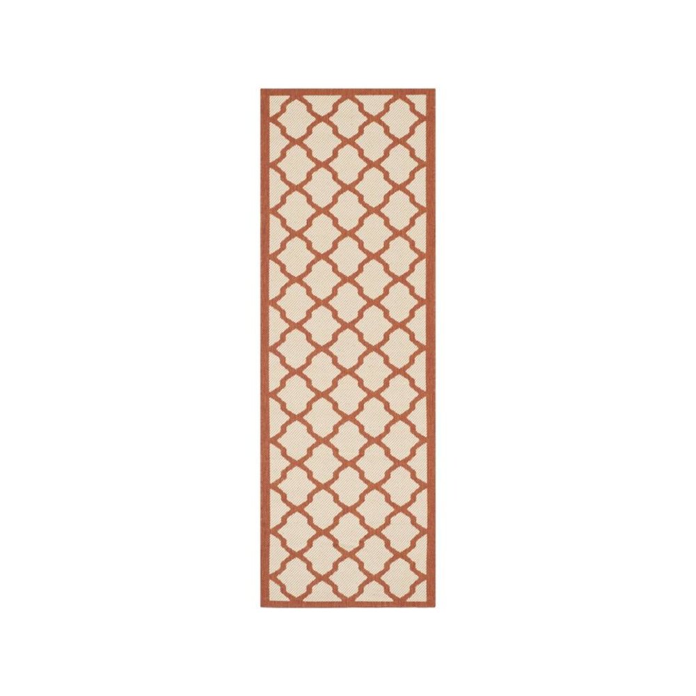 COURTYARD, BEIGE / TERRACOTTA, 2'-7" X 5', Area Rug, CY6903-231-3. Picture 1