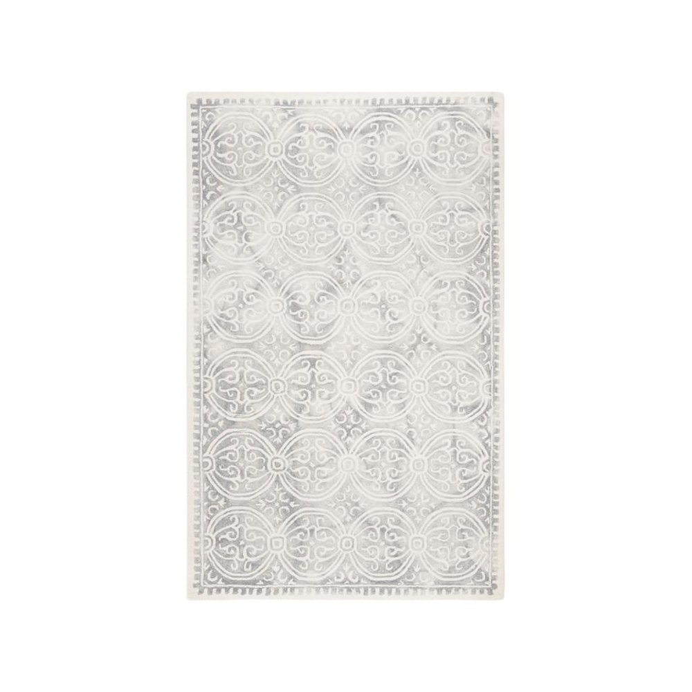 DIP DYE, SILVER / IVORY, 5' X 8', Area Rug, DDY211G-5. Picture 1