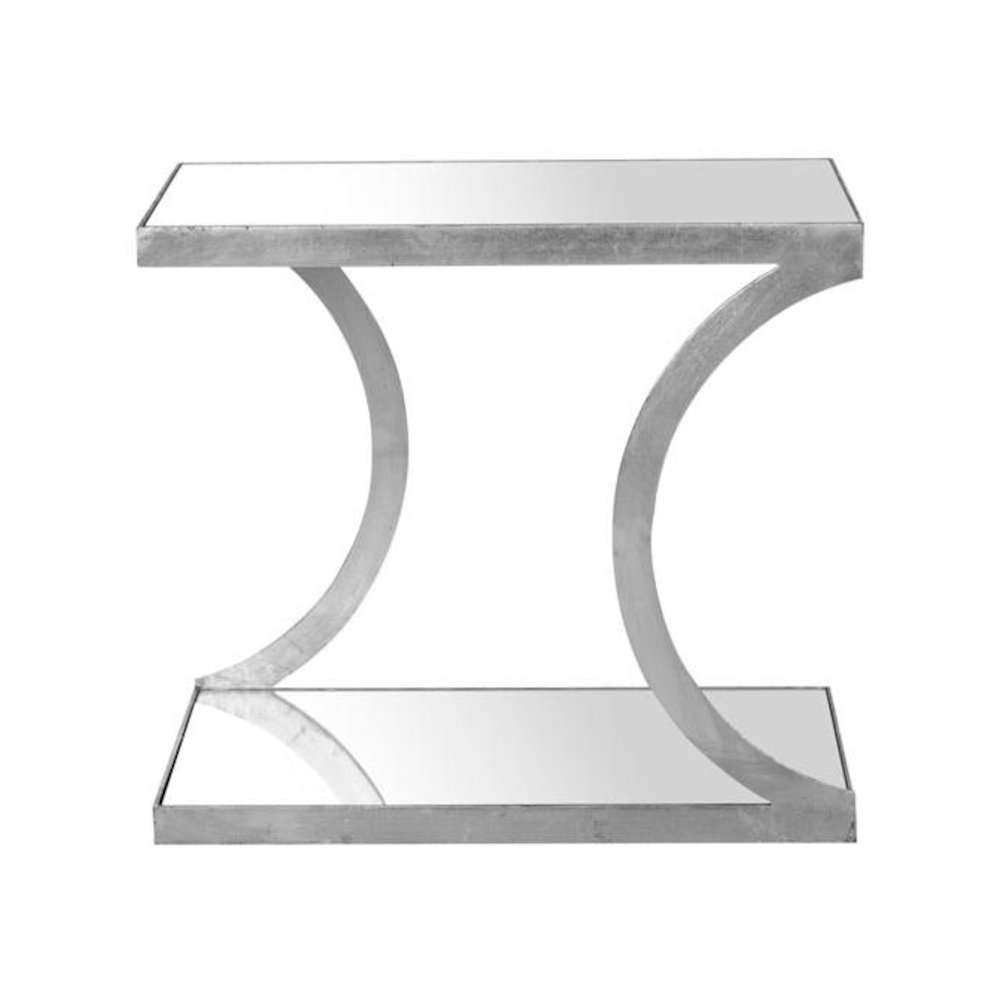 SULLIVAN SILVER LEAF ACCENT TABLE. Picture 1