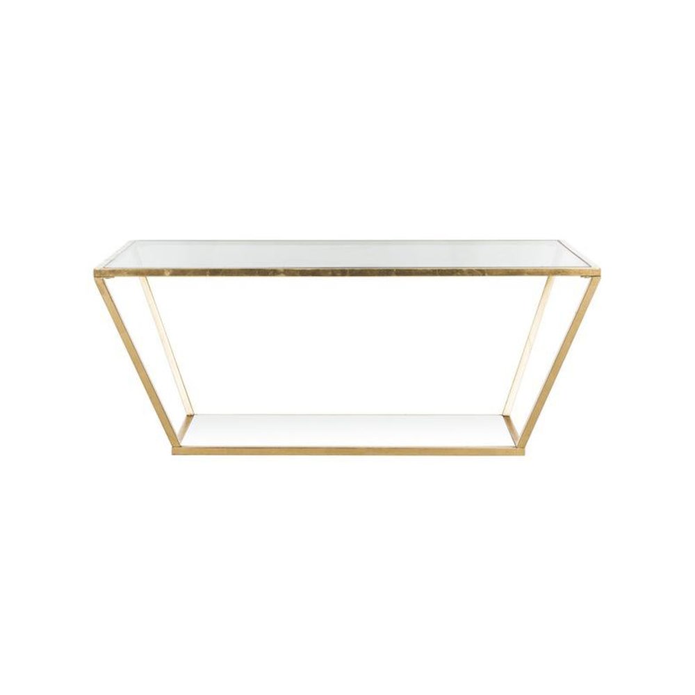 ALLENE GOLD LEAF RETRO COFFEE TABLE. Picture 1