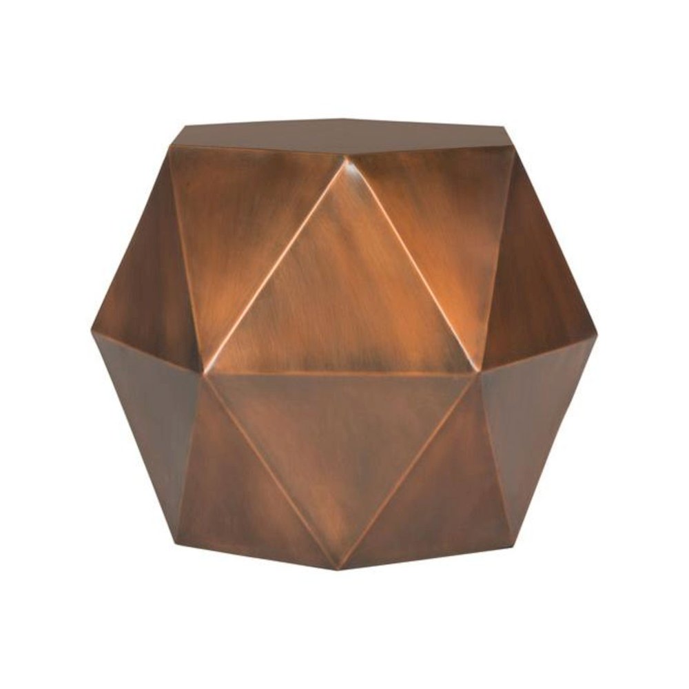 ASTRID FACETED SIDE TABLE. Picture 1