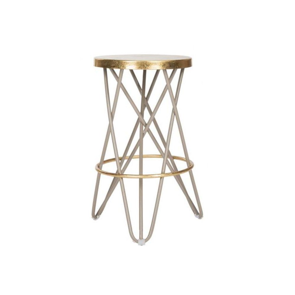 LORNA GOLD LEAF COUNTER STOOL, FOX3255C. Picture 1