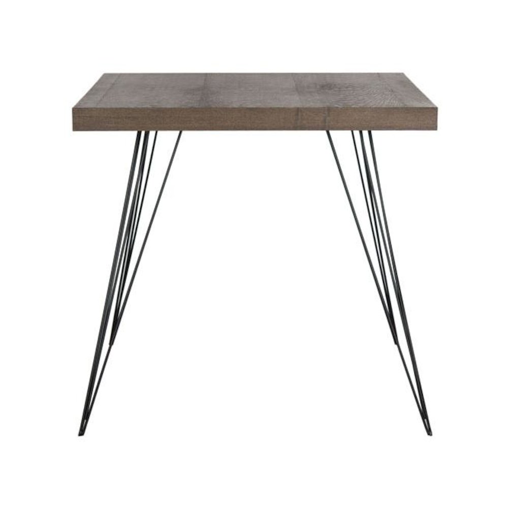 WOLCOTT RETRO MID CENTURY SQUARE ACCENT TABLE. Picture 1