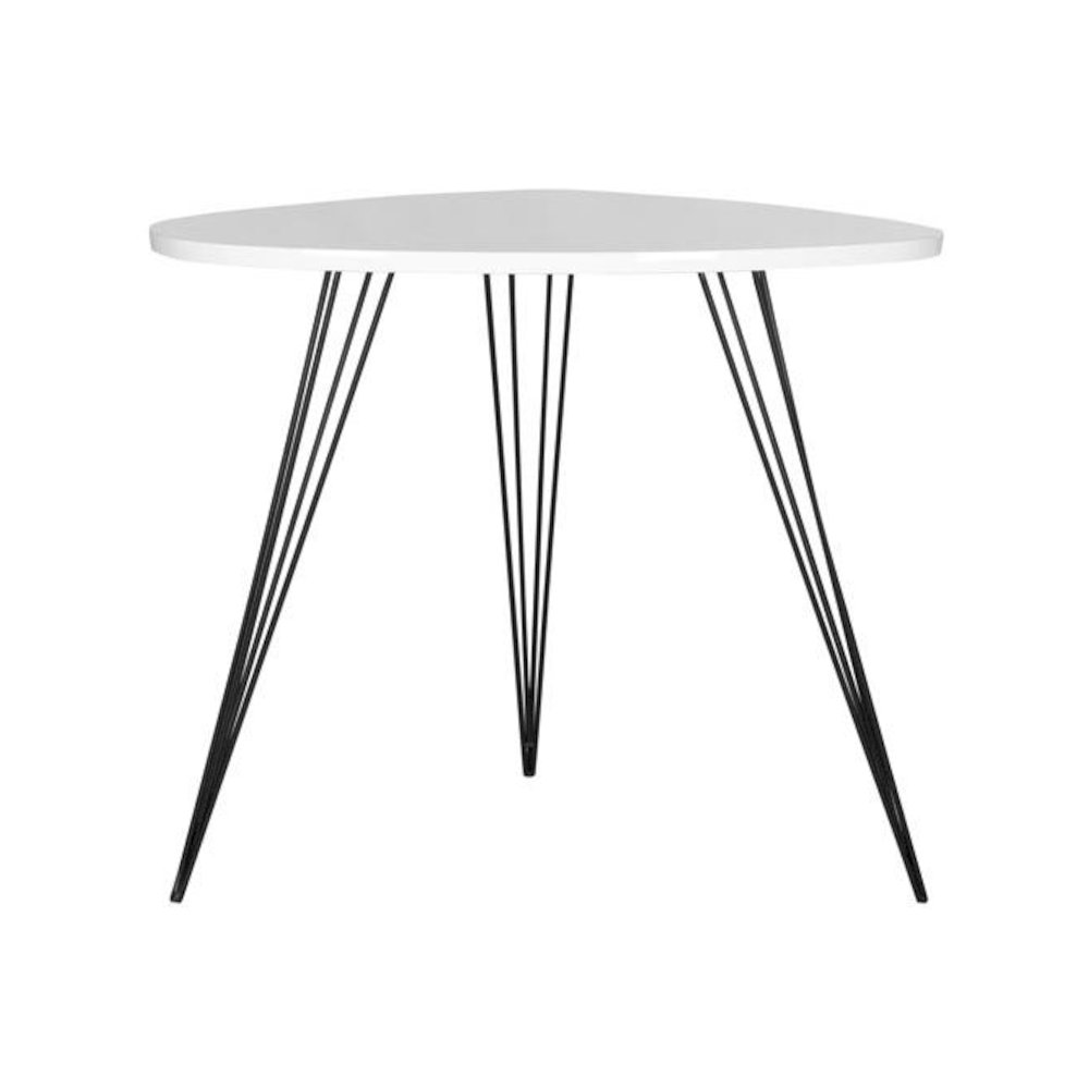 WYNTON RETRO MID CENTURY LACQUER END TABLE, FOX4214B. Picture 1