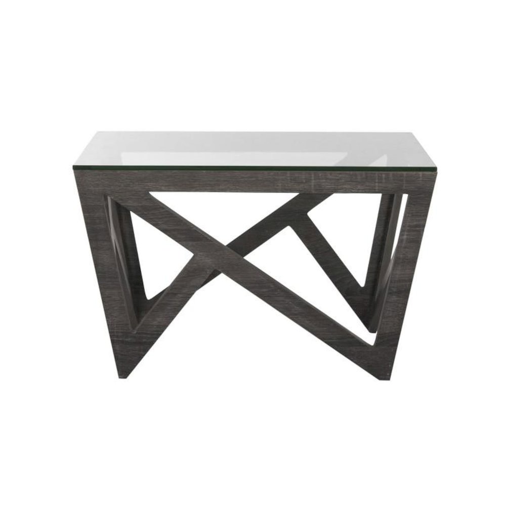 RADLEY MID CENTURY GLASS TOP COFFEE TABLE. Picture 1
