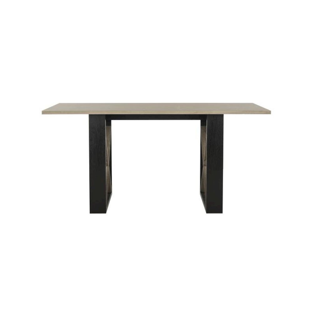 MONTY RETRO MID CENTURY WOOD DINING TABLE. Picture 1