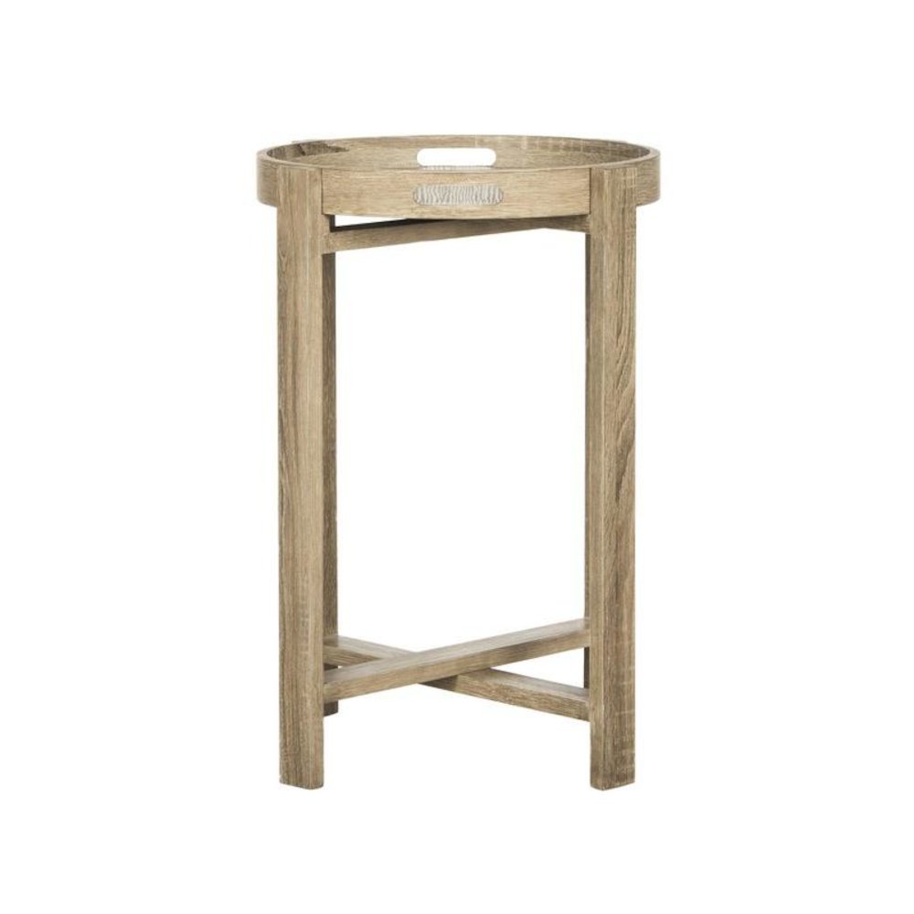 HAMISH RETRO MID CENTURY TRAY TOP SIDE TABLE. Picture 1