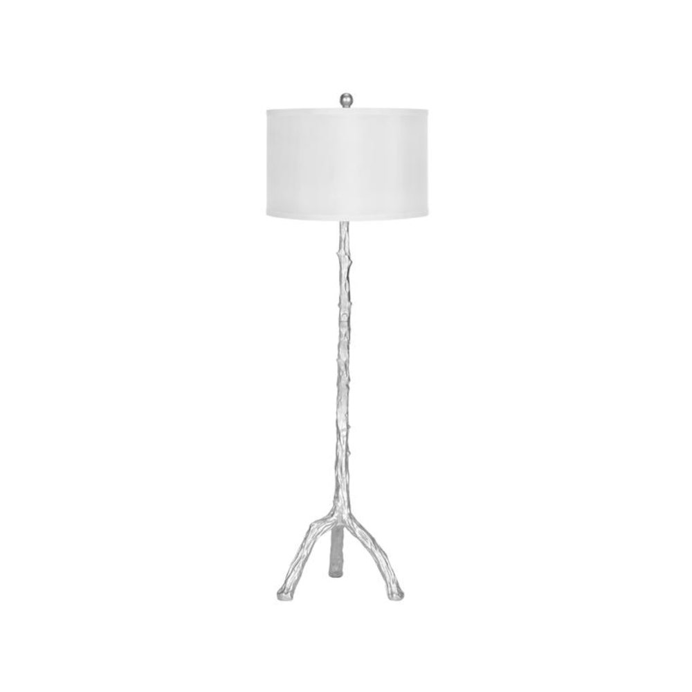 SILVER 58-INCH H BRANCH FLOOR LAMP. Picture 1