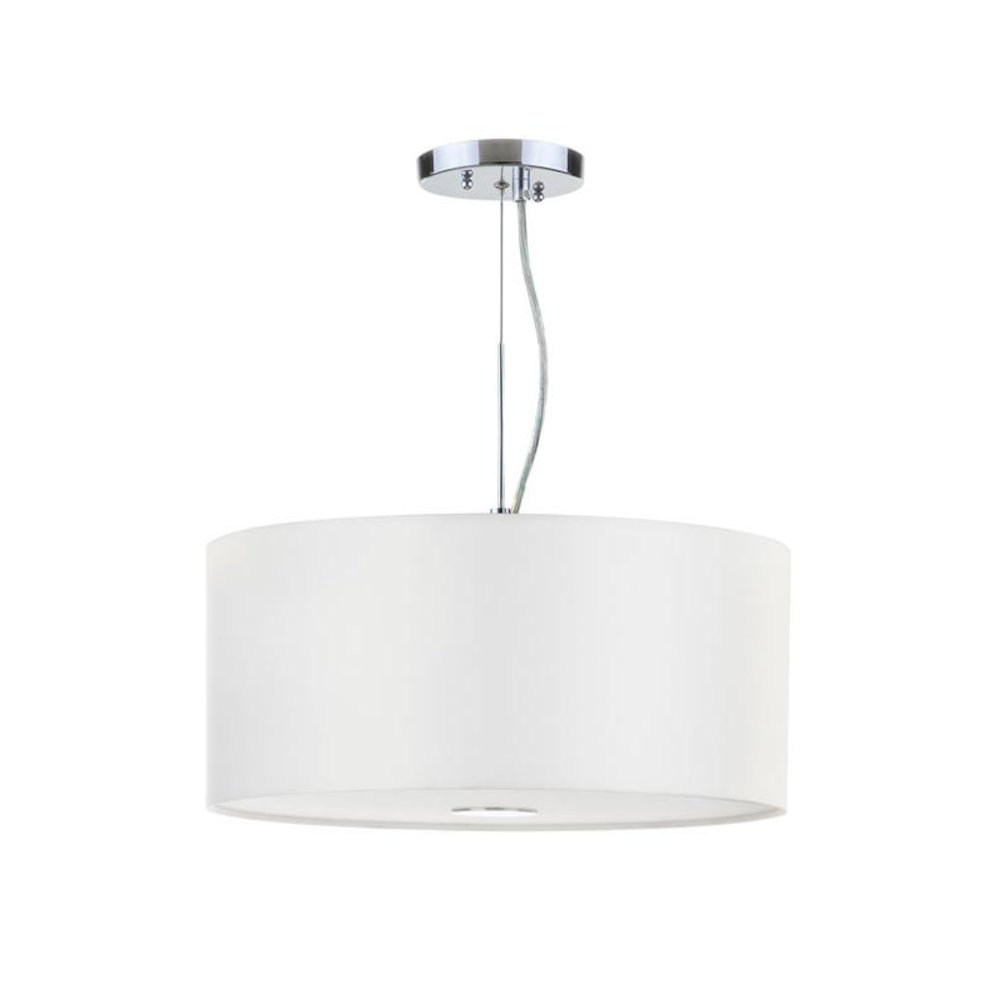 MOLLY 3 LIGHT CHROME 16-INCH DIA ADJUSTABLE PENDANT. Picture 1