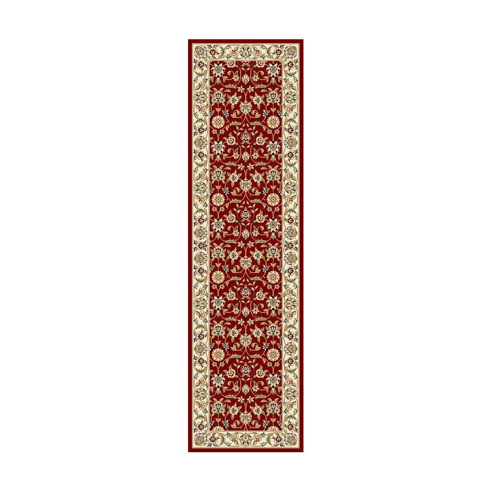 LYNDHURST, RED / IVORY, 2'-3" X 8', Area Rug, LNH312A-28. Picture 1