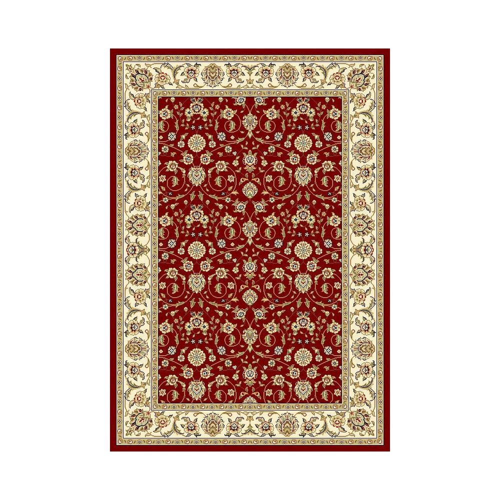 LYNDHURST, RED / IVORY, 5'-3" X 7'-6", Area Rug, LNH312A-5. Picture 1