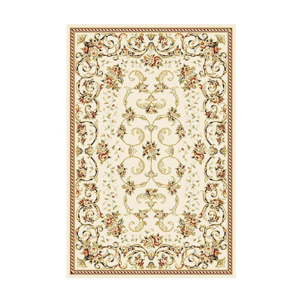 LYNDHURST, IVORY, 5'-3" X 7'-6", Area Rug. Picture 1