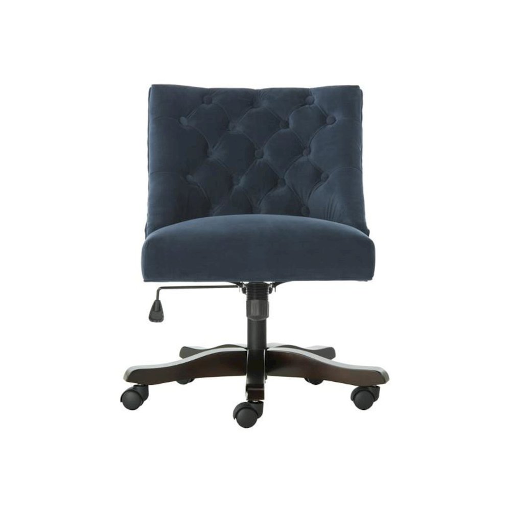 SOHO TUFTED VELVET SWIVEL DESK CHAIR, MCR1030C. Picture 1
