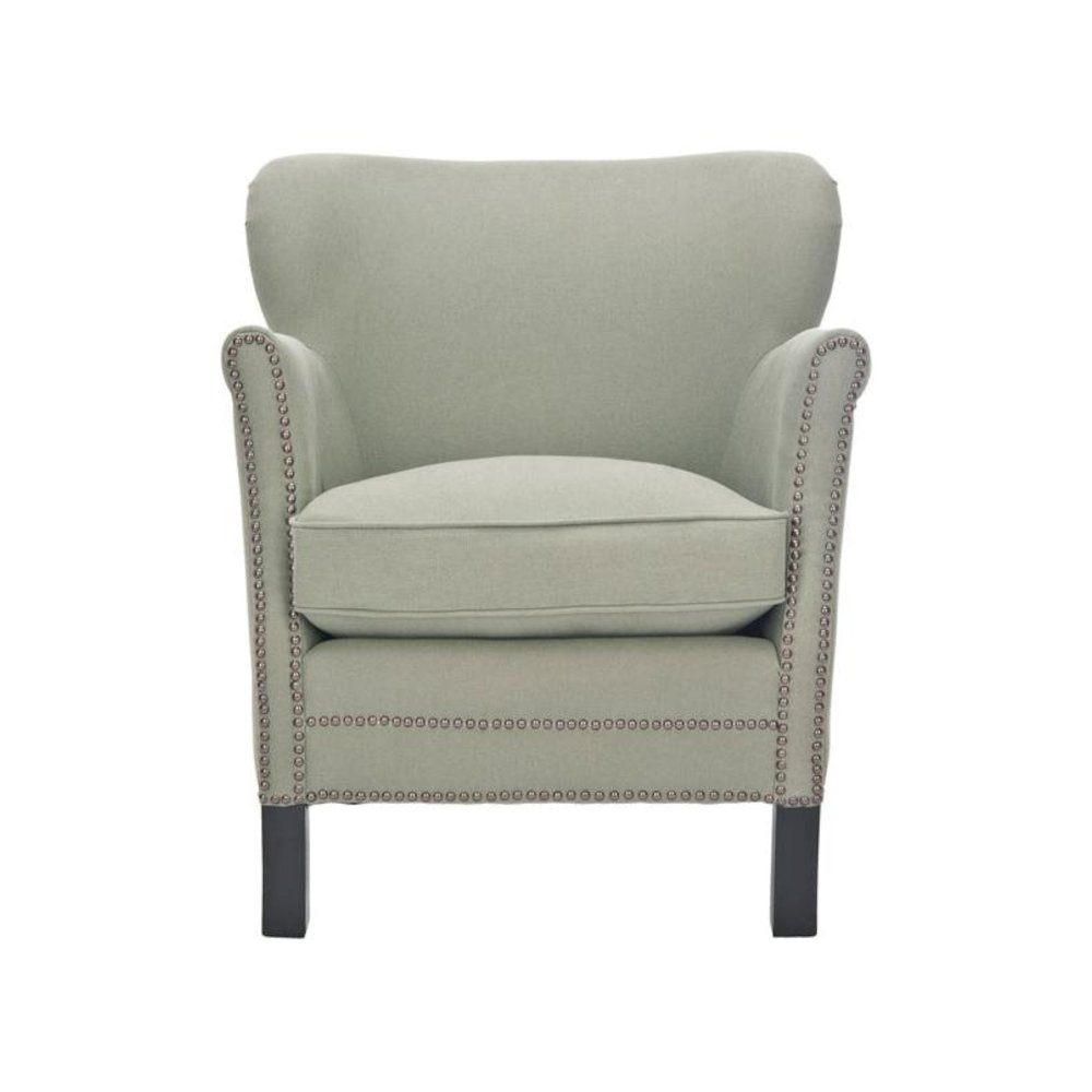 JENNY ARM CHAIR W/ BASS NAIL HEADS. Picture 1