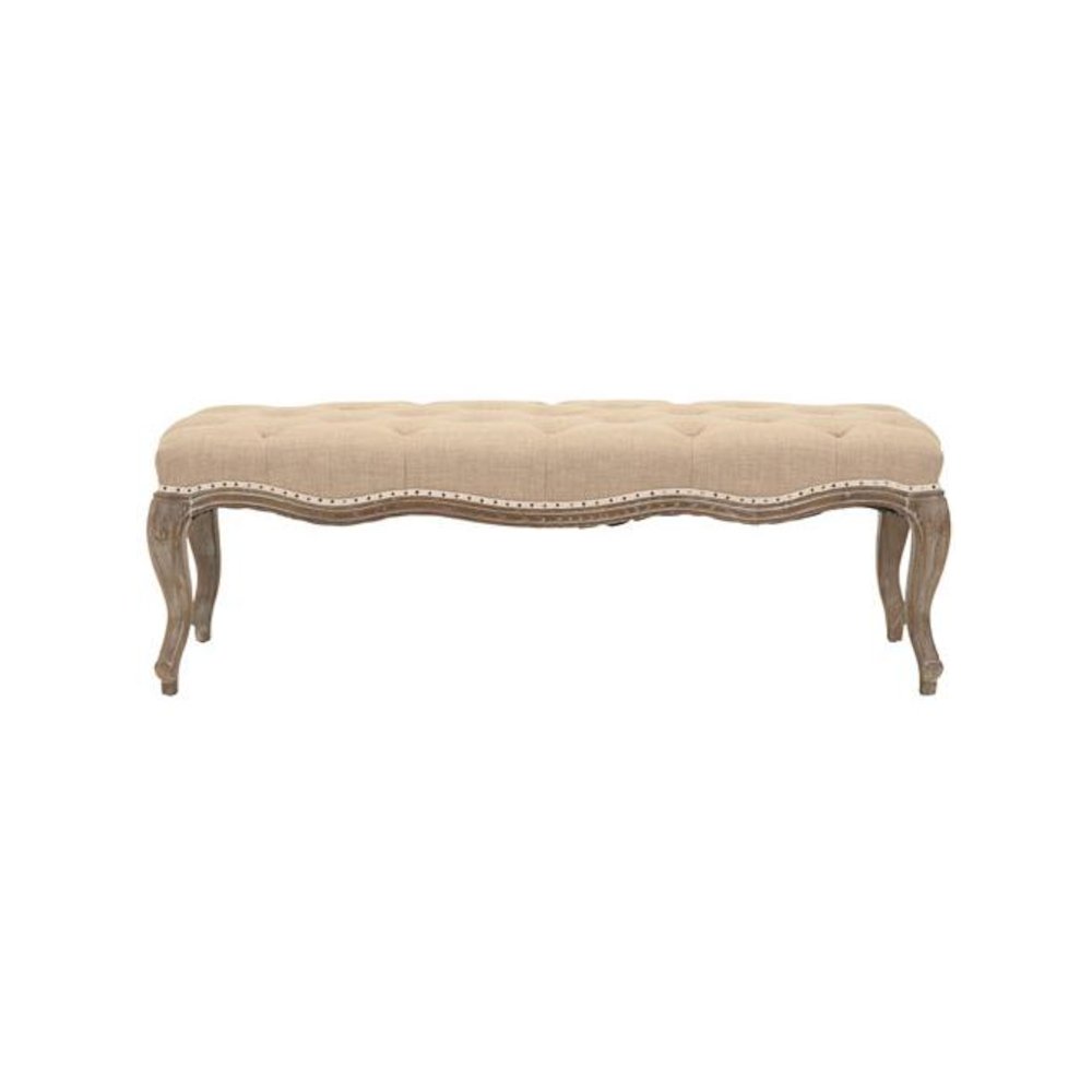 RAMSEY BENCH WITH FLAT BLACK NAIL HEADS. Picture 1