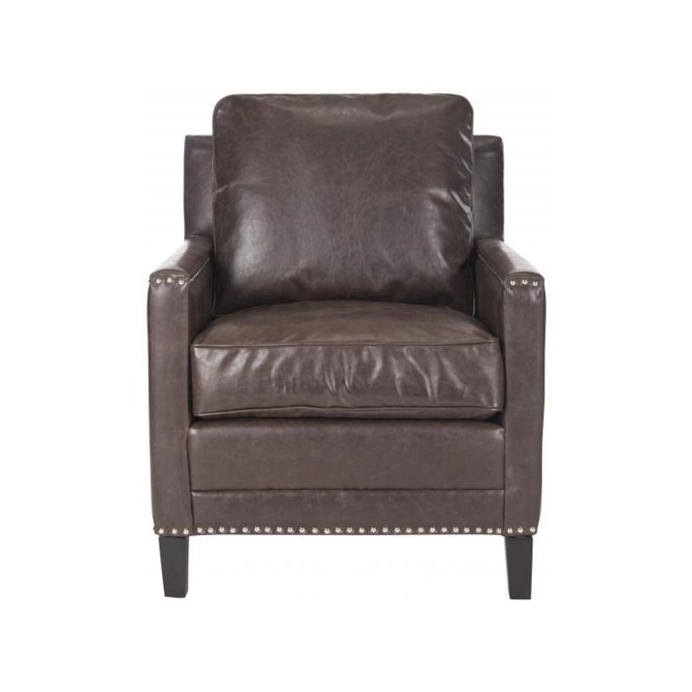 BUCKLER CLUB CHAIR - SILVER NAIL HEADS, MCR4613C. Picture 1