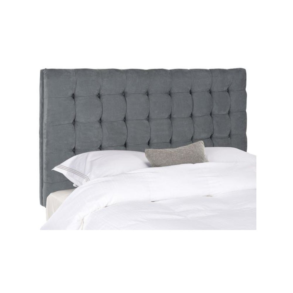 LAMAR GREY TUFTED HEADBOARD. Picture 1