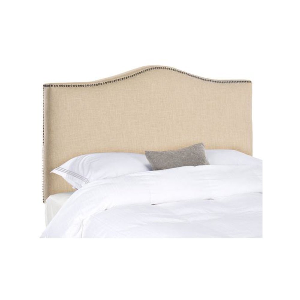 JENEVE HEMP WINGED HEADBOARD - BRASS NAIL HEAD, MCR4030A. Picture 1