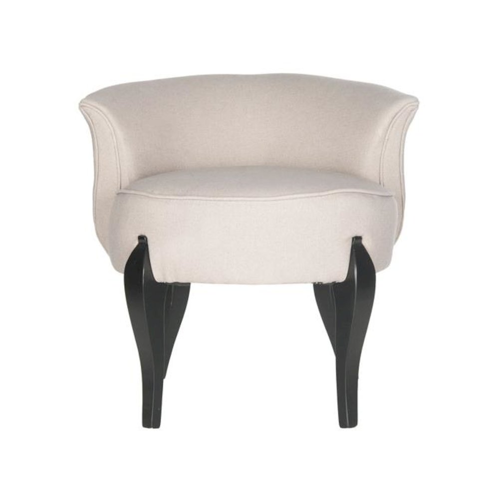 MORA FRENCH LEG LINEN VANITY CHAIR, MCR4692A. Picture 1