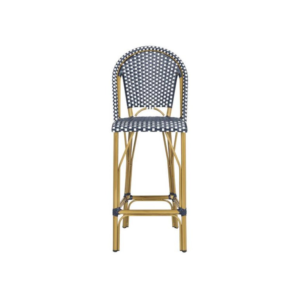 Ford Indoor-Outdoor Stacking French Bistro Bar Stool. Picture 1