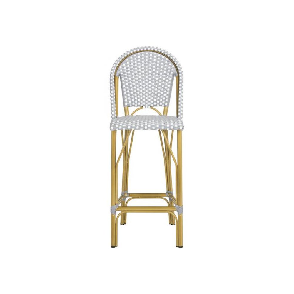 Ford Indoor-Outdoor Stacking French Bistro Bar Stool. Picture 1