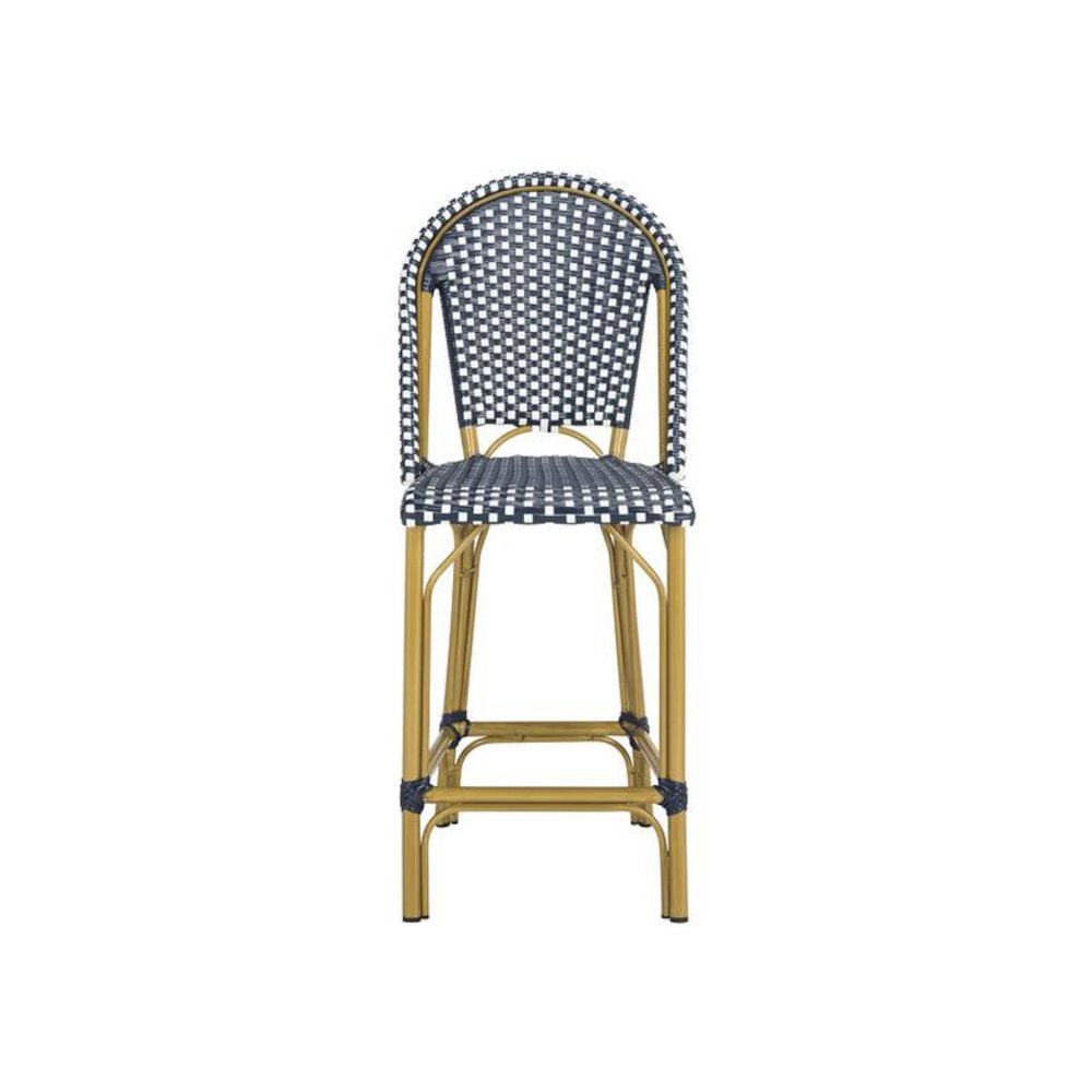 Gresley Indoor-Outdoor Stacking French Bistro Counter Stool. Picture 1