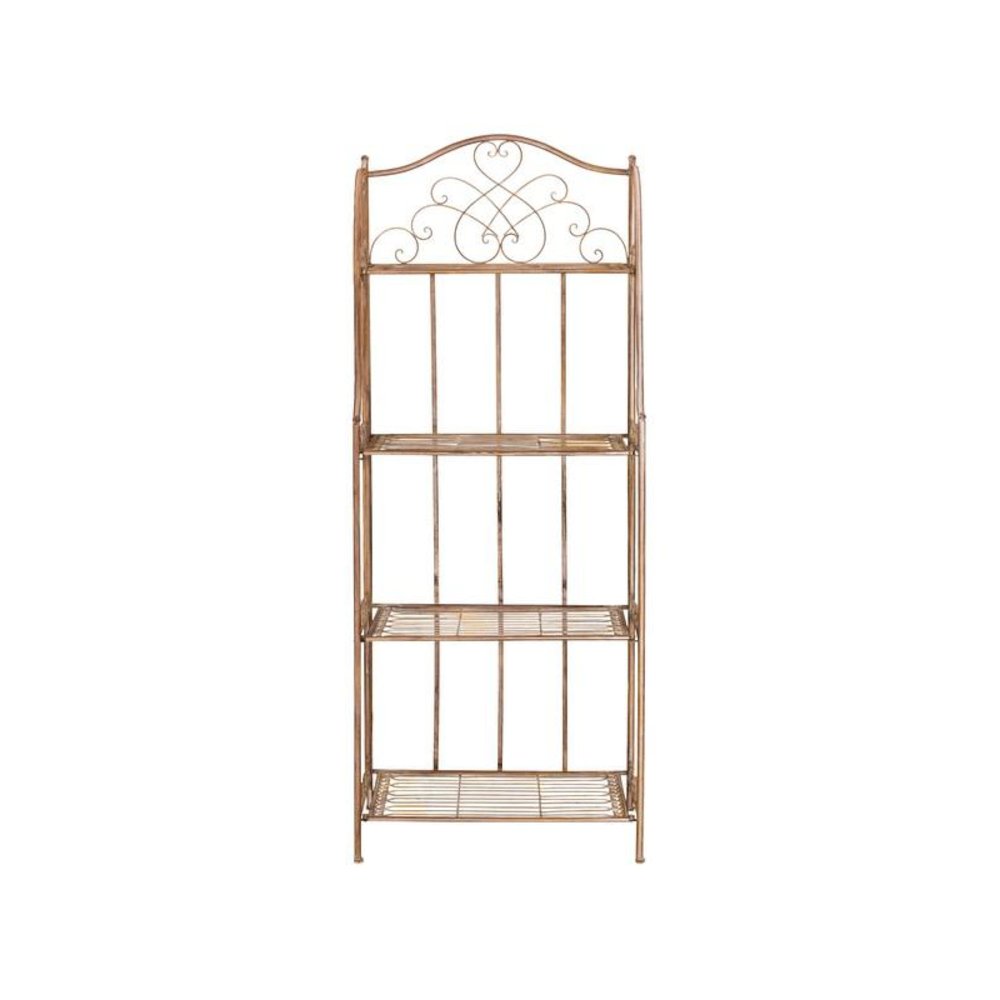 Amaris Wrought Iron  4 Tier Outdoor Bakers Rack. Picture 1