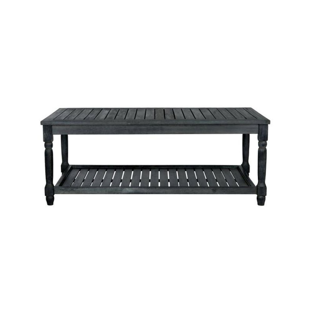 Outdoor Collection Oakley Dark Slate Grey Coffee Table. Picture 2
