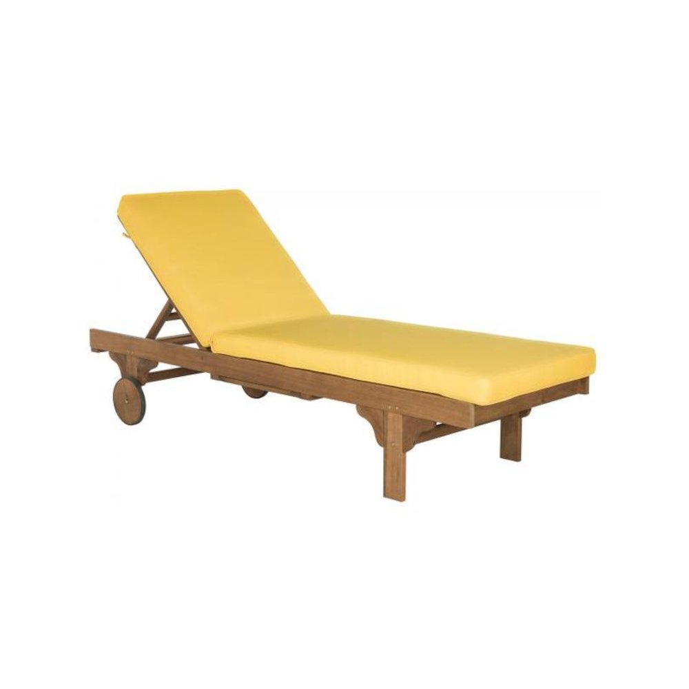 Newport Chaise Lounge Chair With Side Table. Picture 1
