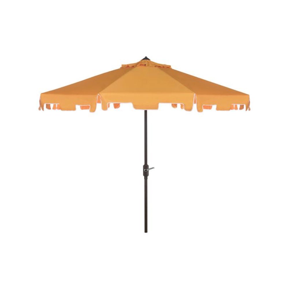 Uv Resistant Zimmerman 9 Ft Crank Market Push Button Tilt Umbrella With Flap. Picture 1