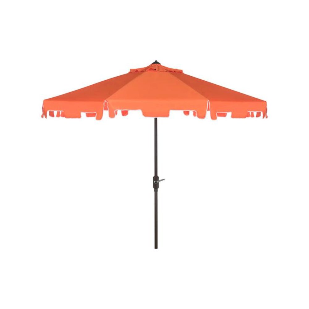 Uv Resistant Zimmerman 9 Ft Crank Market Push Button Tilt Umbrella With Flap. Picture 1