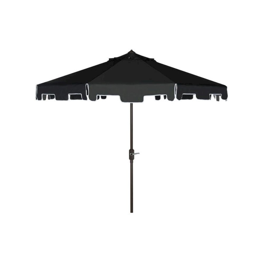Uv Resistant Zimmerman 9 Ft Crank Market Push Button Tilt Umbrella With Flap. Picture 1
