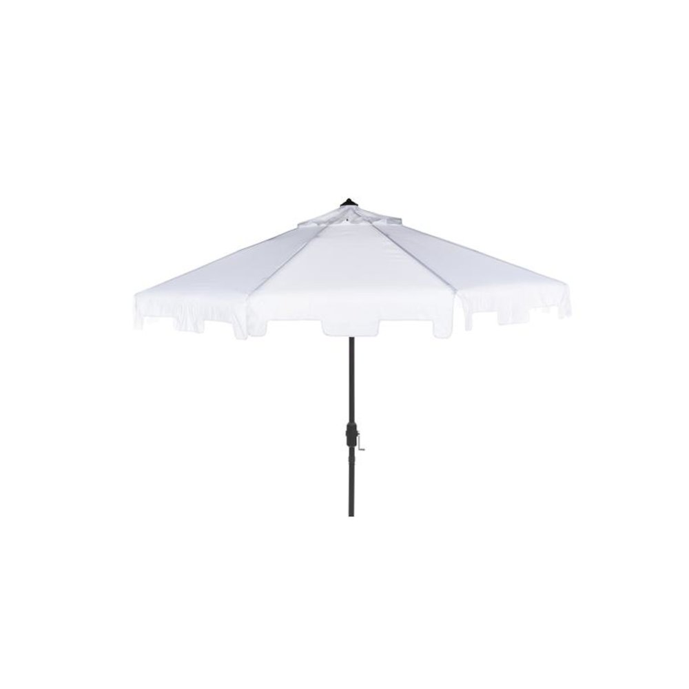 Uv Resistant Zimmerman 9 Ft Crank Market Push Button Tilt Umbrella With Flap. Picture 1