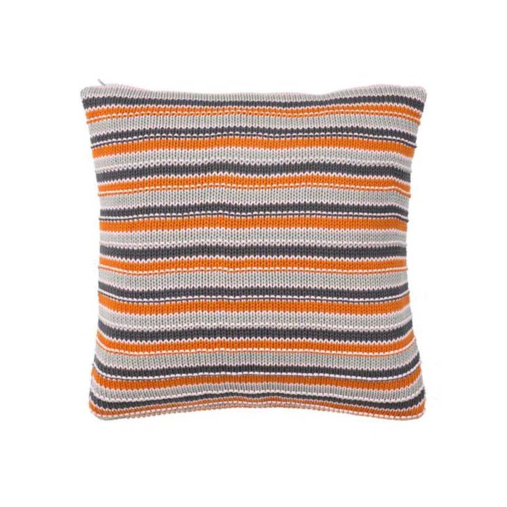 CANDY STRIPE KNIT PILLOW. Picture 1