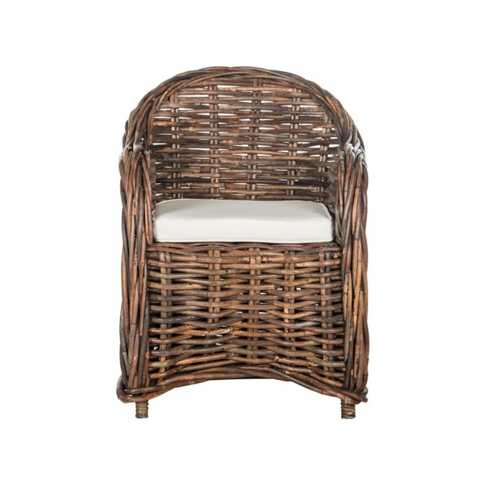 NITA WICKER CLUB CHAIR. Picture 1