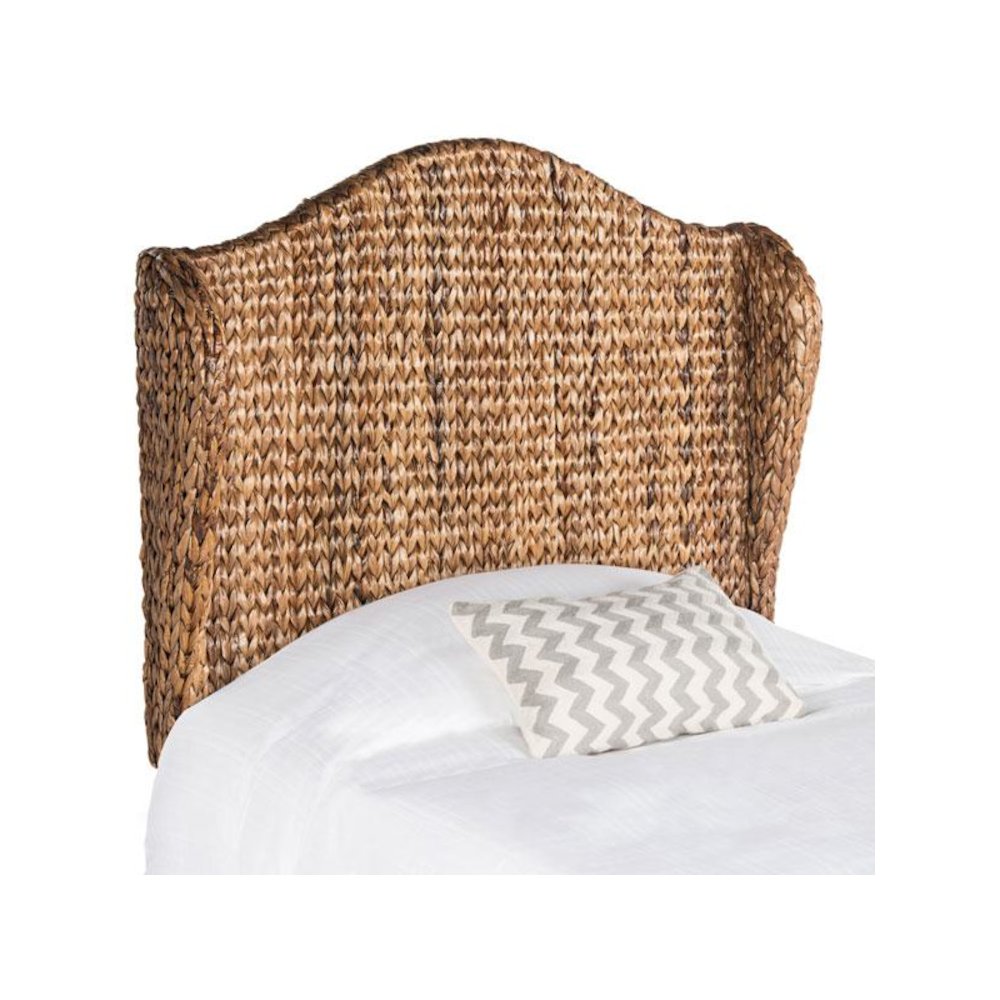 NADINE BROWN WINGED HEADBOARD, SEA8029B-T. Picture 1