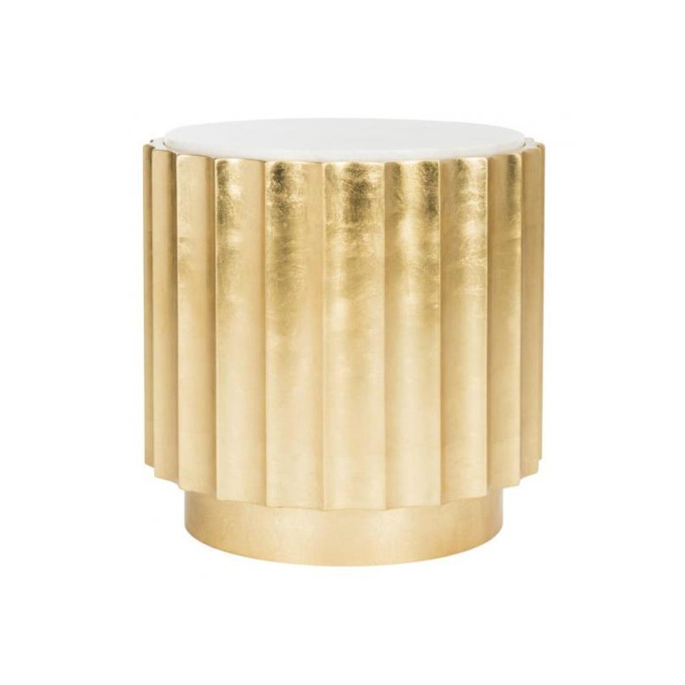 ELODIE GOLD SIDE TABLE. Picture 1