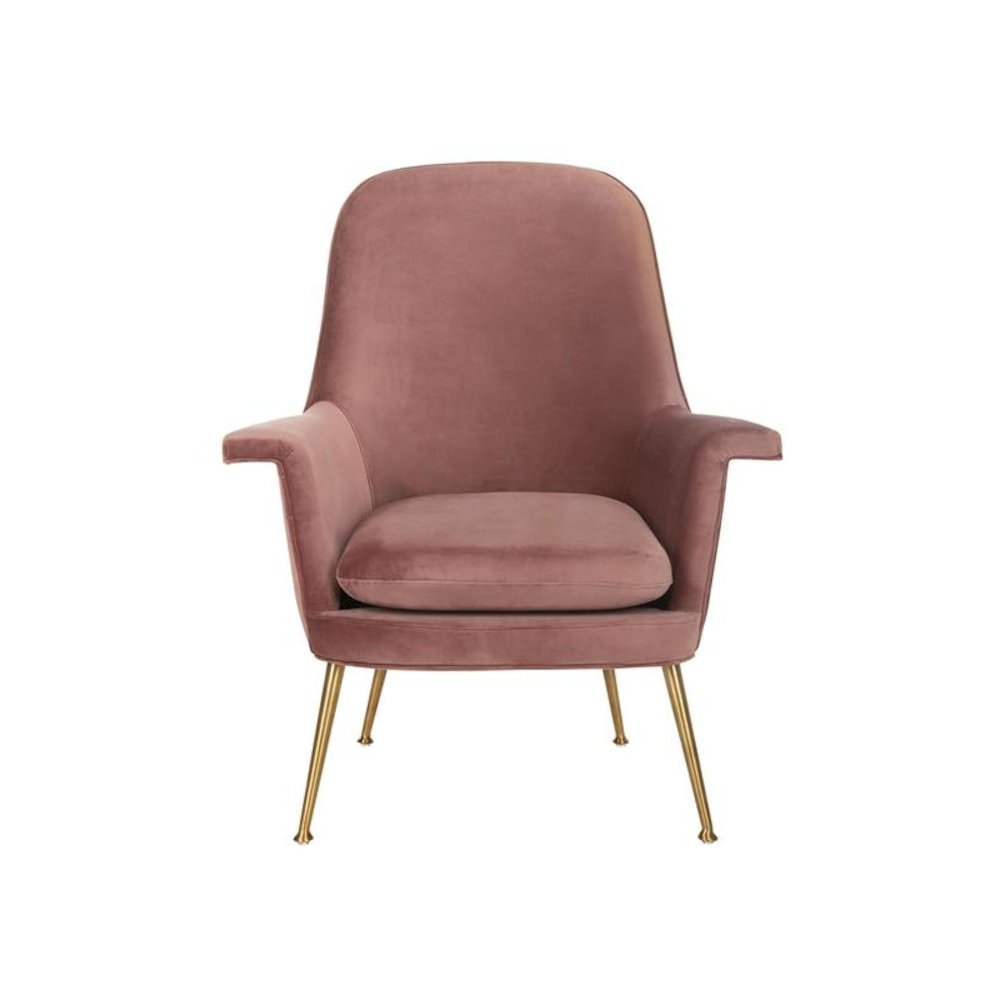 AIMEE VELVET ARM CHAIR, SFV4701A. Picture 1