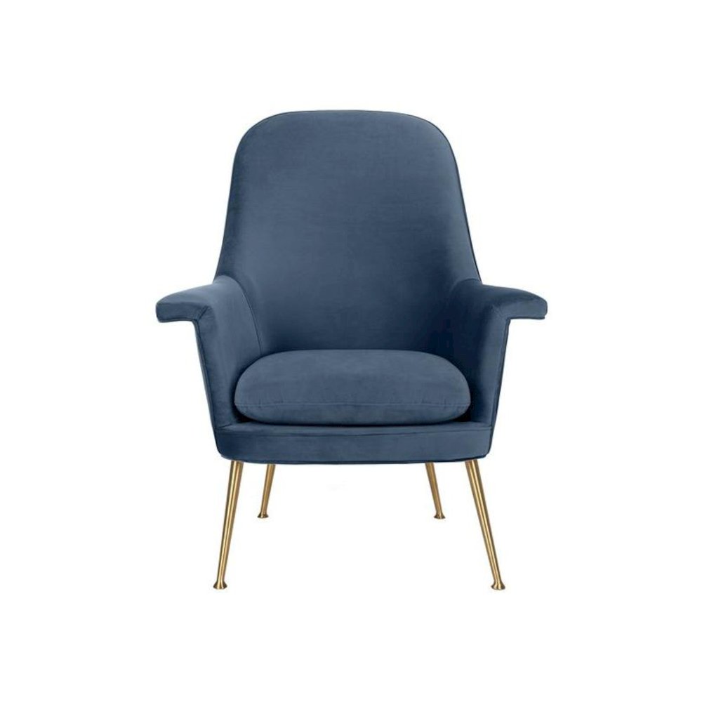 AIMEE VELVET ARM CHAIR, SFV4701B. Picture 1